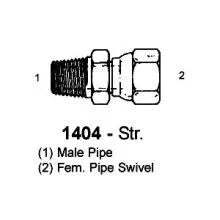 MALE PIPE X FEM PIPE SWIVEL ADAPTER