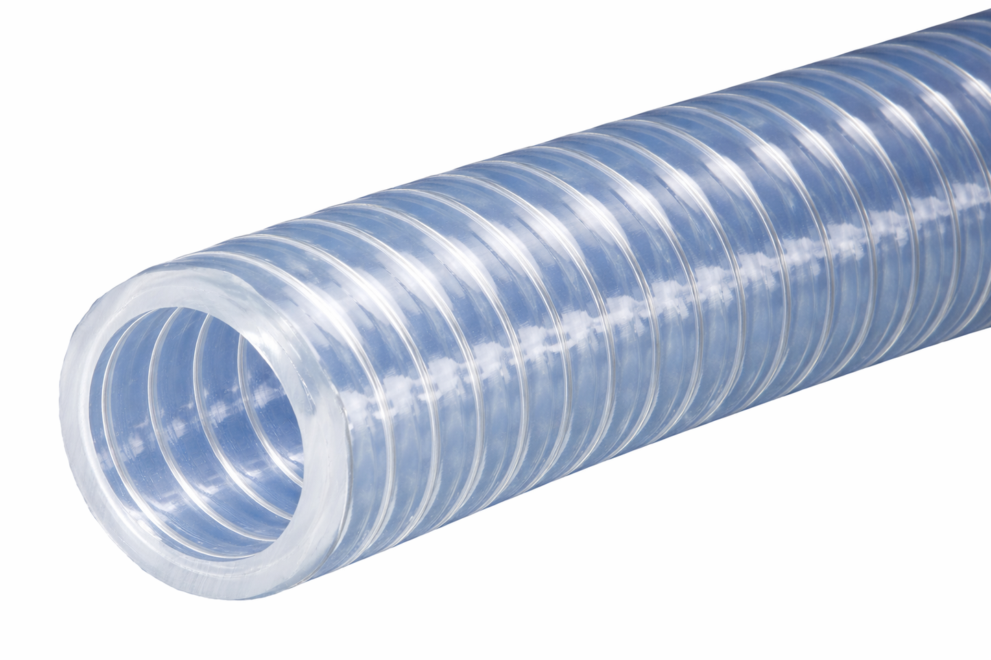 POLYWIRE Heavy Wall PVC Food & Beverage Vacuum/Transfer Hose (Sold Per Ft)(100ft Coil Length)