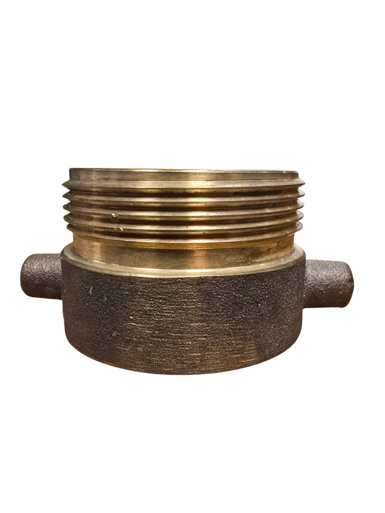 1 1/2" Female NST x 2 1/2" Male NST Brass Adapter