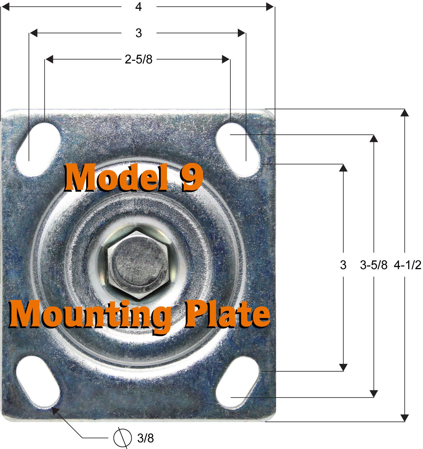 Phenolic Swivel Caster – 5" Wheel (1000 lb Capacity)