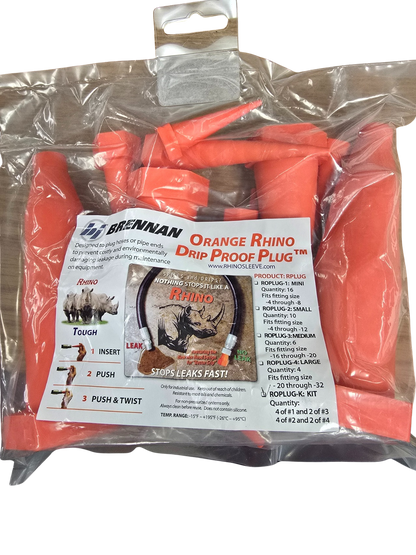 Orange Rhino Drip-Proof Plug Kit
