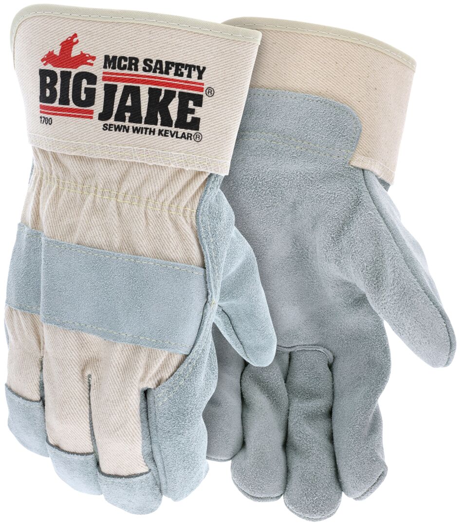 1700 - Big Jake® Series Leather Palm Work Gloves (Extra Large)