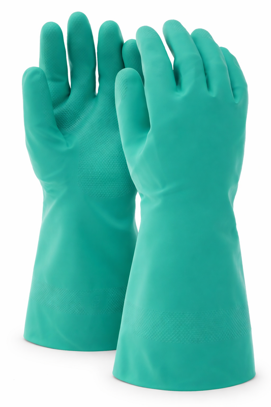 5319E – Nitri-Chem™ Flock Lined Green Nitrile Gloves