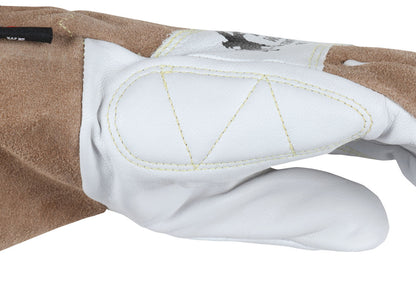 4890 – MCR Safety Premium Welding Gloves with Goatskin Palm and Kevlar® Stitching
