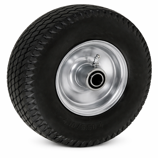 10" x 3"-4" Flat Free Foam Filled Tire