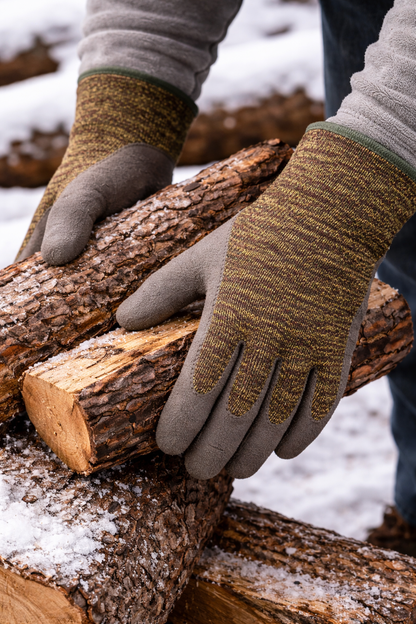Frost Breaker® Camo Thermal Knit Shell & Latex Palm Work Gloves