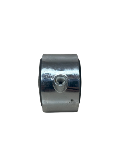 2" Bright Chrome Urethan Twin Wheel Caster
