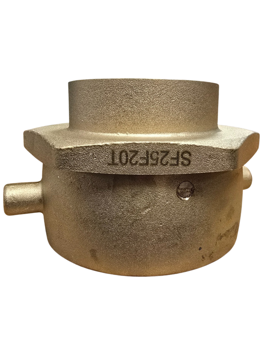 2 1/2" FNST Swivel x 2" FNPT Brass Adapter
