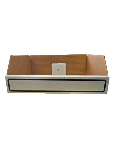12" X 11 3/4" Knock Down Cardboard Thrift Bin