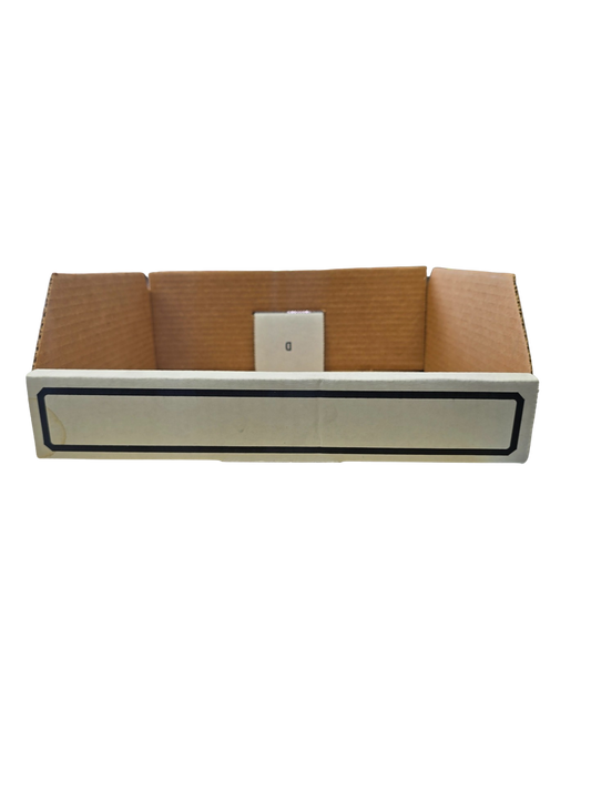 12" X 11 3/4" Knock Down Cardboard Thrift Bin