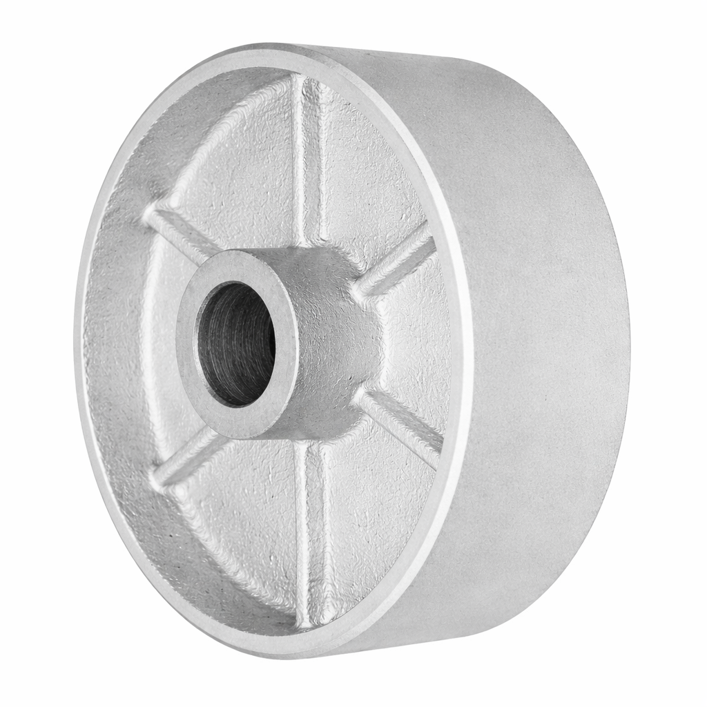 Steel Caster Wheel – 2" Tread Width (4", 5", 6", 8") – No Bearing