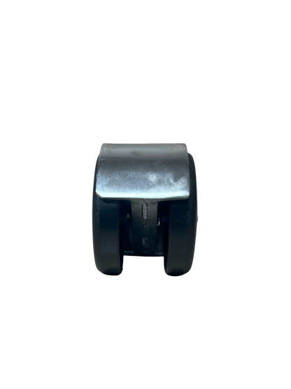 2" Bright Chrome Urethan Twin Wheel Caster