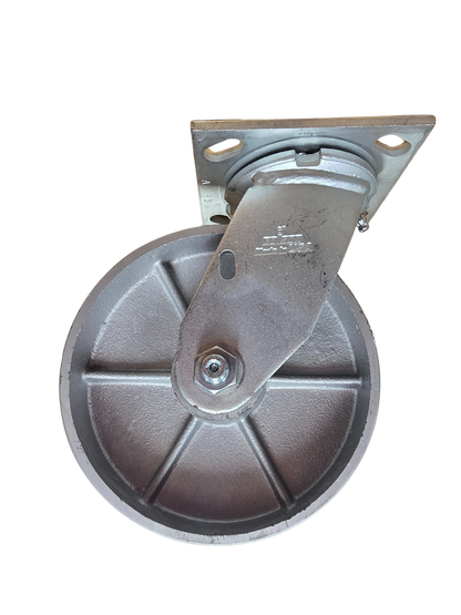 Swivel Caster – 4", 5", 6", 8" × 2" | Phenolic, TPR, Polyurethane, Cast Iron | Side/Total Lock or No Brake