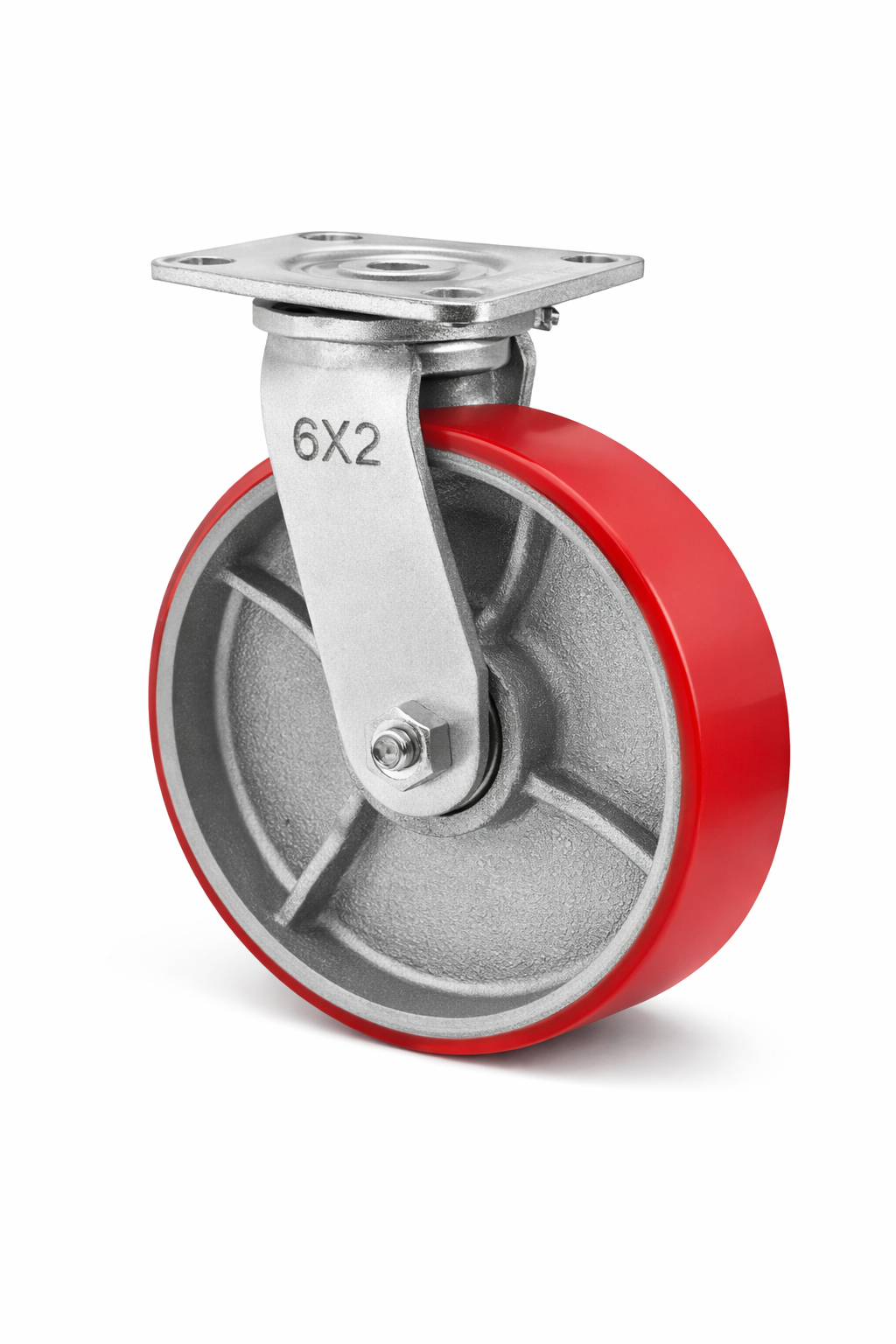 6" Polyurethane Swivel Caster – 1200 lb Capacity