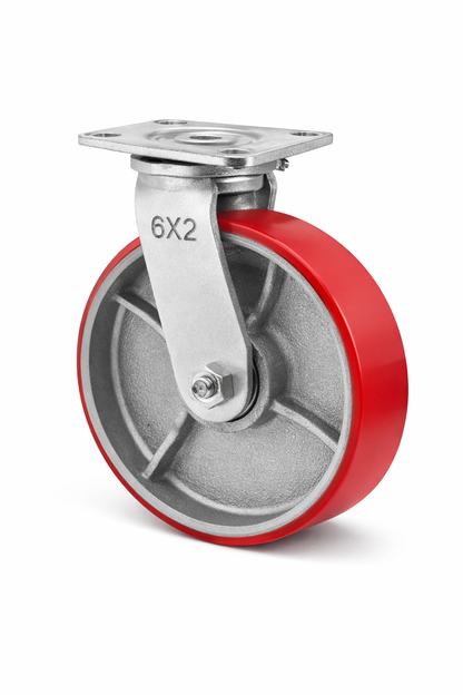 6" Polyurethane Swivel Caster – 1200 lb Capacity