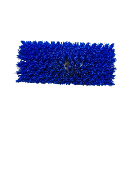 10" Bi-Level Stiff Blue Poly Wash Brush