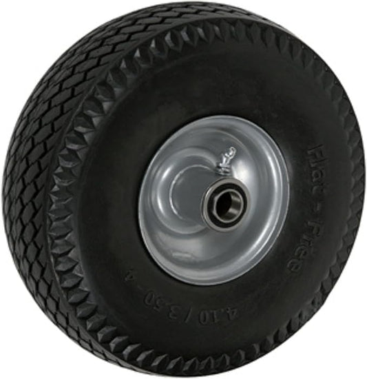 10" x 3"-4" Flat Free Foam Filled Tired