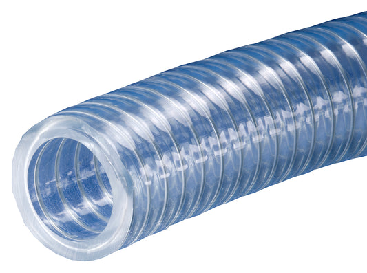 POLYWIRE Heavy Wall PVC Food & Beverage Vacuum/Transfer Hose (Sold Per Ft)