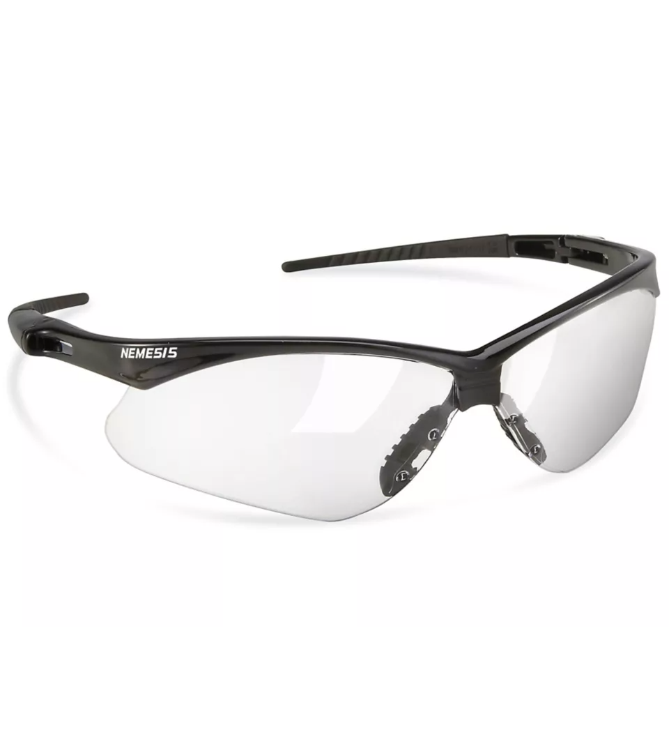 KleenGuard™ Nemesis® Safety Glasses – Black Frame, Clear Anti-Fog Lens