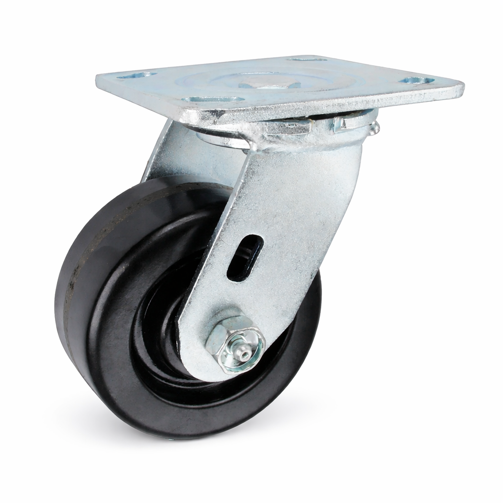 Phenolic Swivel Caster – 8" Wheel (1250 lb Capacity)