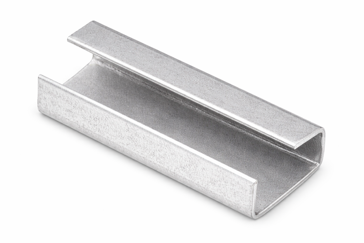 Push Style Clips Push Type Clips for Steel Banding | 2,500/Box | G&H Distributing