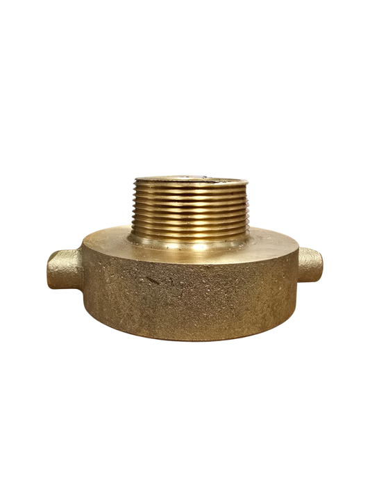 2 1/2" FNST x 1 1/2" MNST Brass Adapter